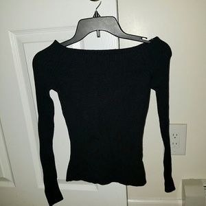 Off shoulder sweater